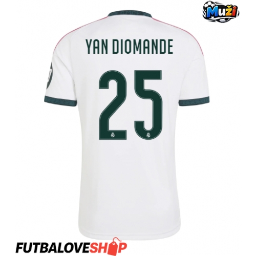 Dres Real Madrid Yan Diomande #25 Domáci 2026-27 Krátky Rukáv